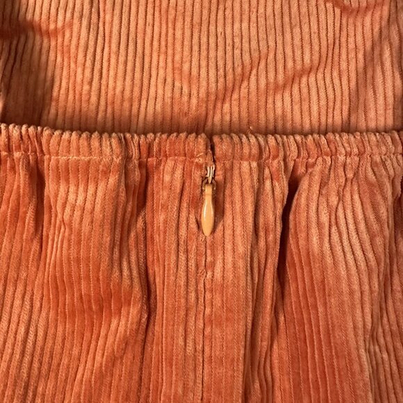 Wild Fable Dress Womens Small Orange Corduroy Sleeveless Mini Tank Strappy NWT - Picture 11 of 11